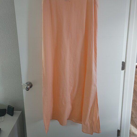 Women's MAXI Linen Dress Size: L - Picture 4 of 16